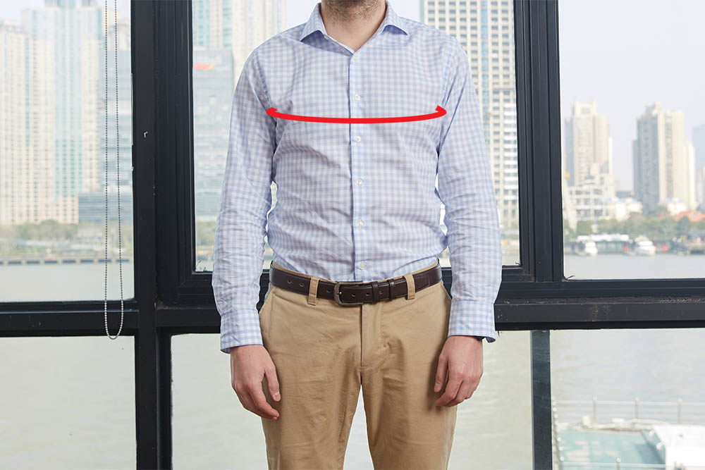 How to measure Chest