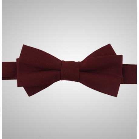Burgundy Bow Tie