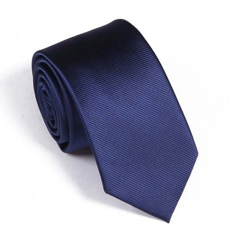 Navy Blue Slim Tie