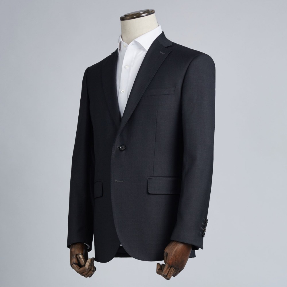 Black Charcoal Suit view 2