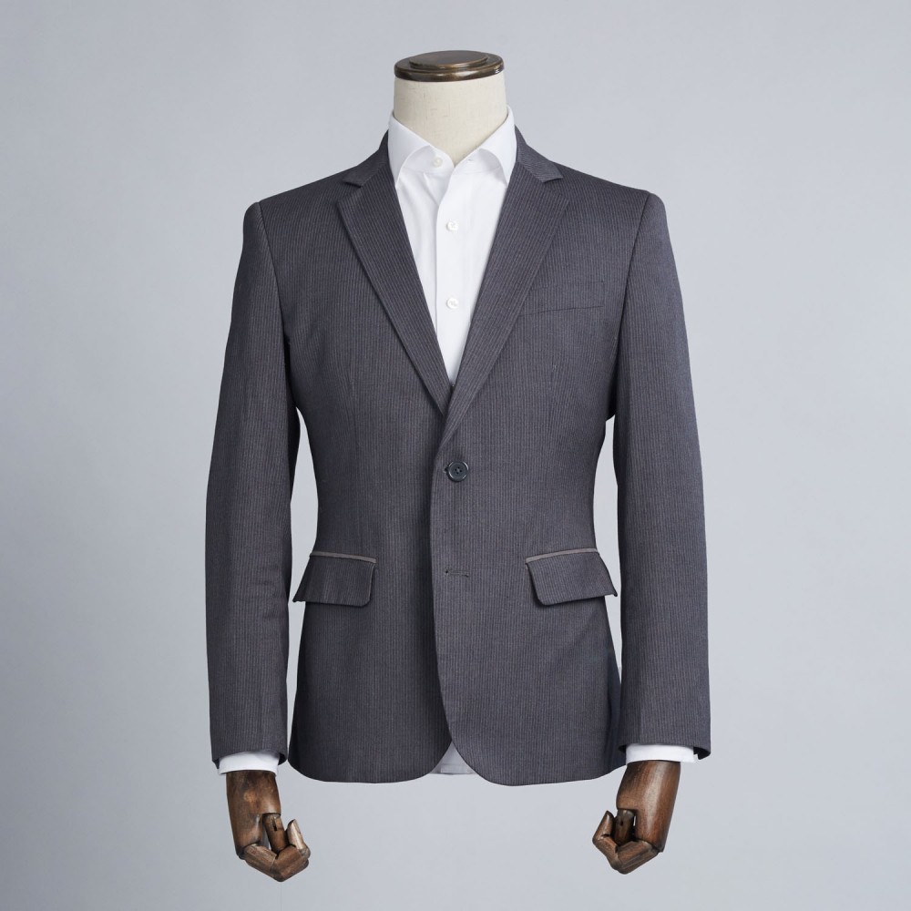 Grey Pinstripe Suit