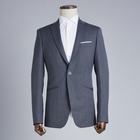 Grey Herringbone Suit