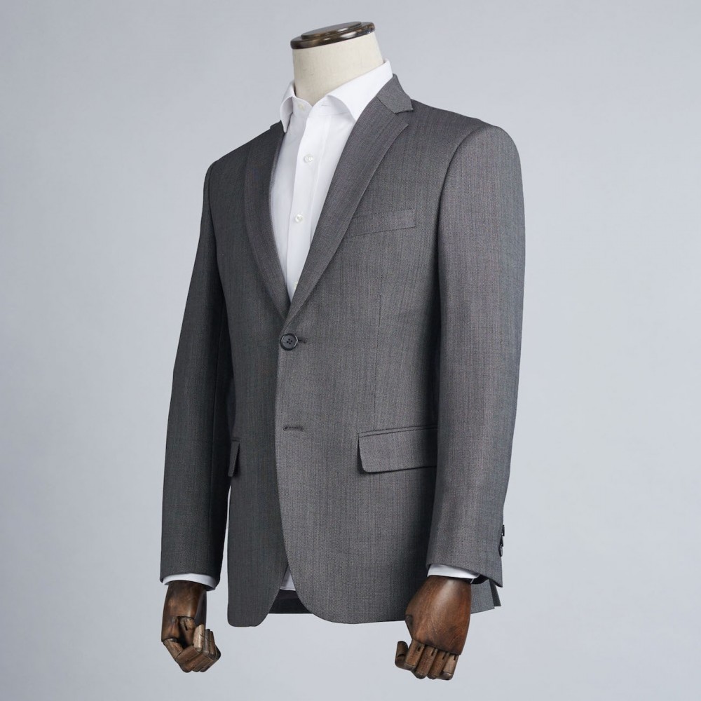 Light Grey Caviar Suit view 2