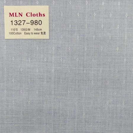 Blue Dobby Weave Shirt