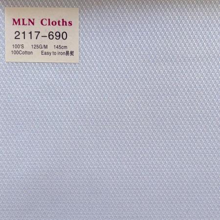 Light Blue Jacquard Weave Shirt